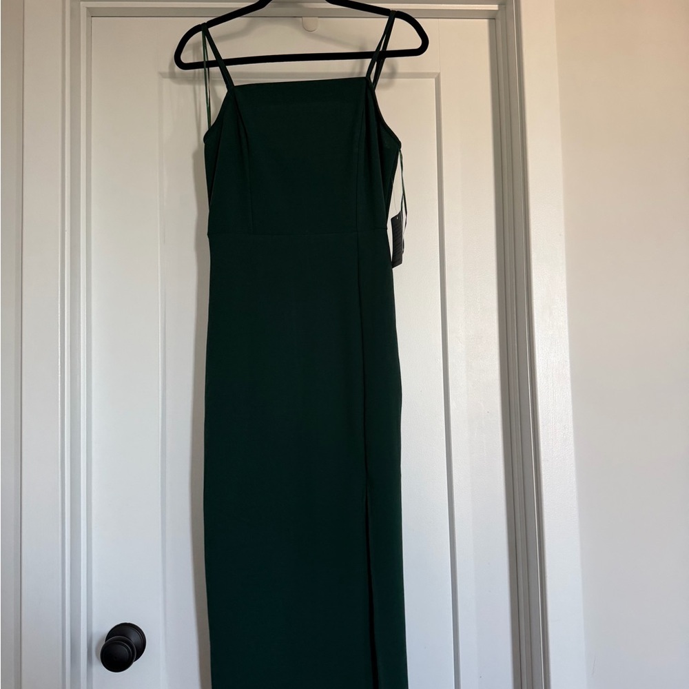 Hunter/Dark Green Midi Dress